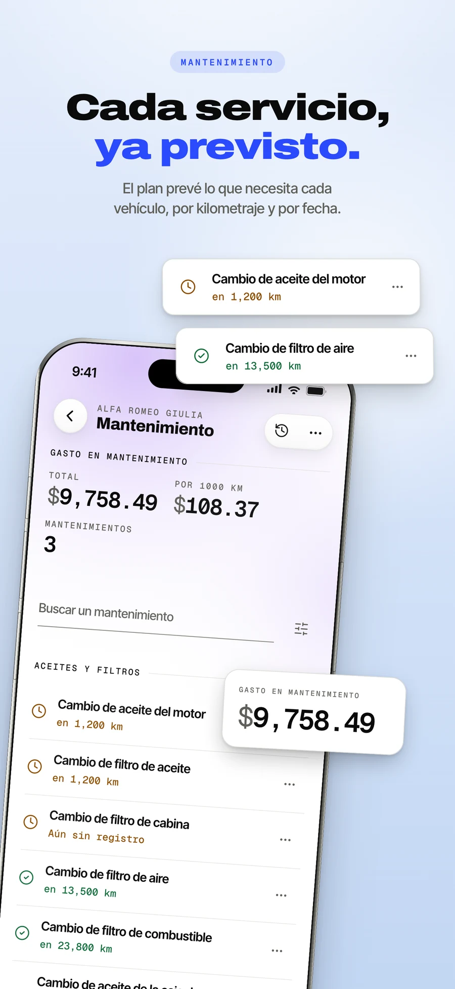 Panel del App Store: el plan de mantenimiento con la cuenta atrás para la próxima revisión.