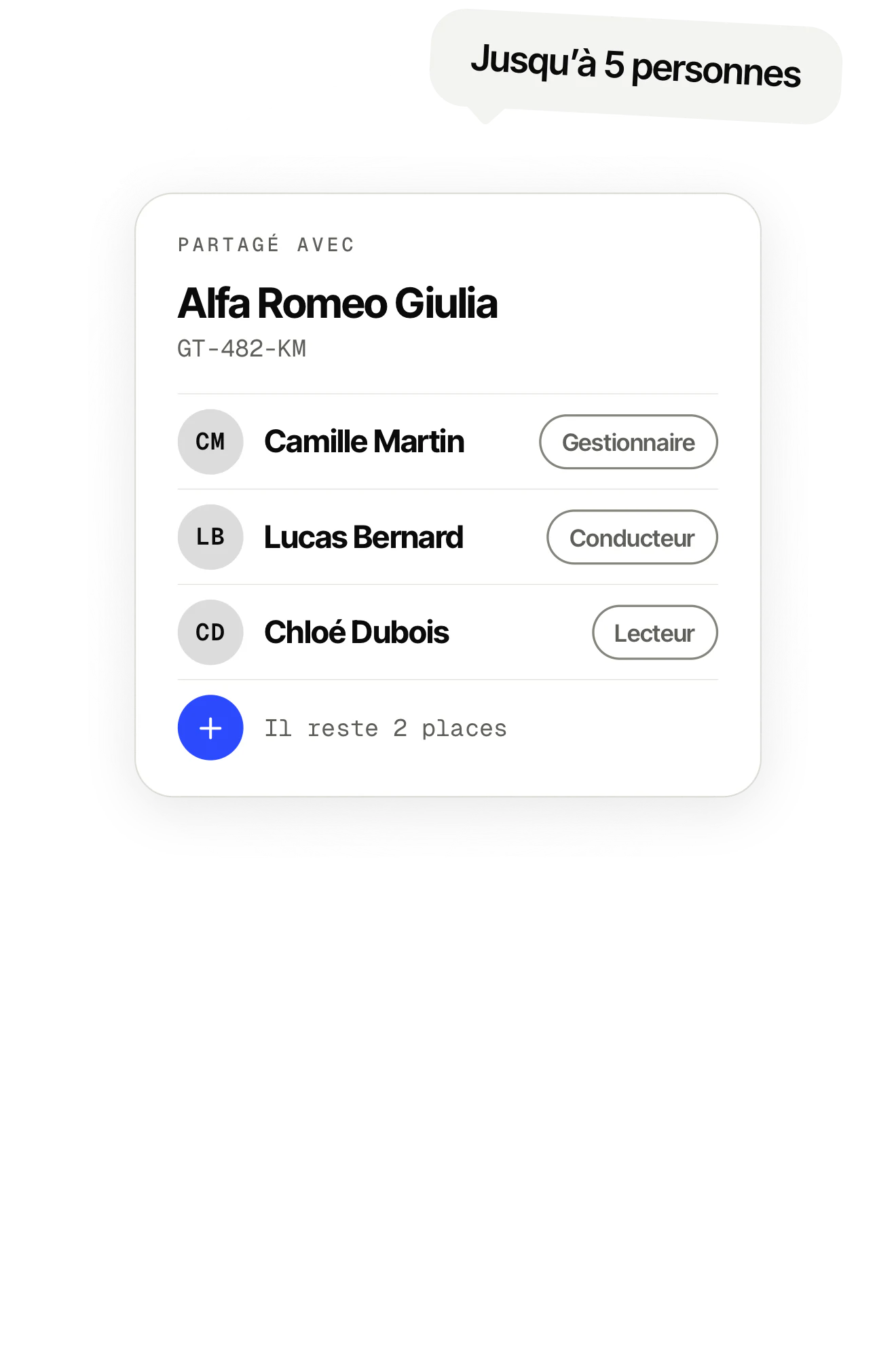Gérer plusieurs véhicules. OdoKeep sur iPhone