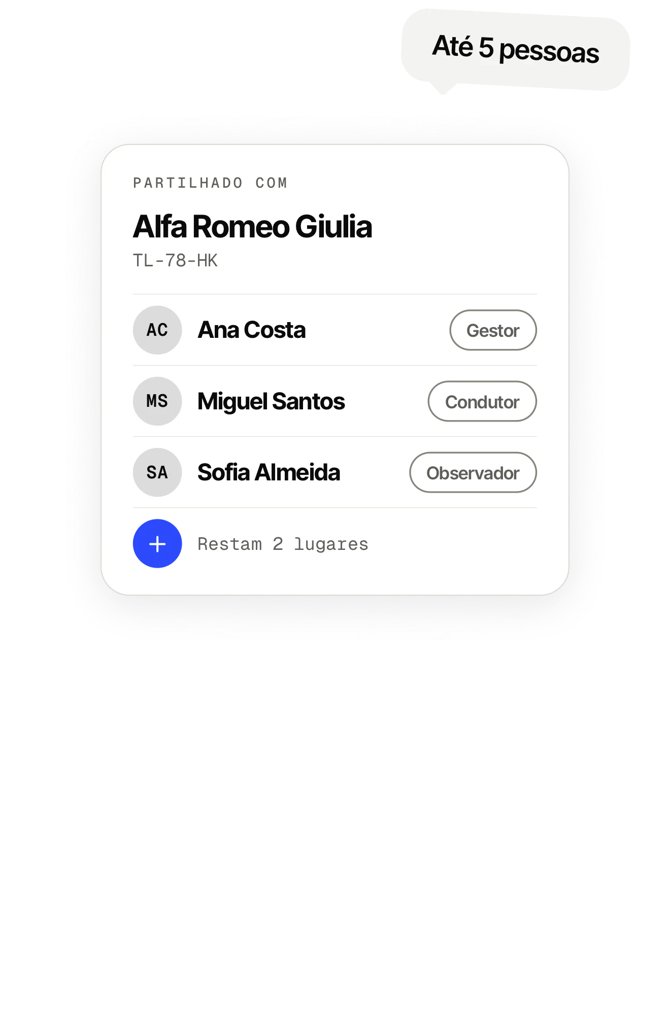 Gerir vários veículos. OdoKeep no iPhone